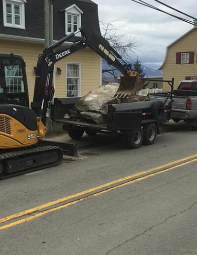 Transport suite à une démolition